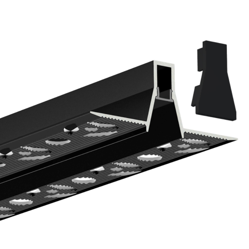 Anti Glare Plaster In LED Aluminum Channel For 5mm Strip Lights Anti Glare Plaster In LED Aluminum Channel For 5mm Strip Lights
